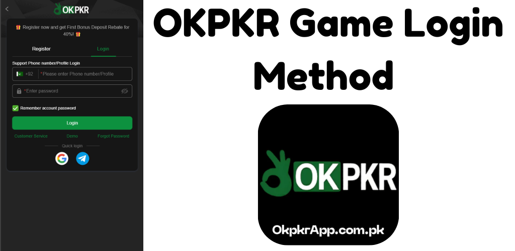 OKPKR Game Login Method